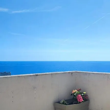 Bright Rooftop F3 Terrace Sea & Mountain View Apartament Bastia (Corsica)
